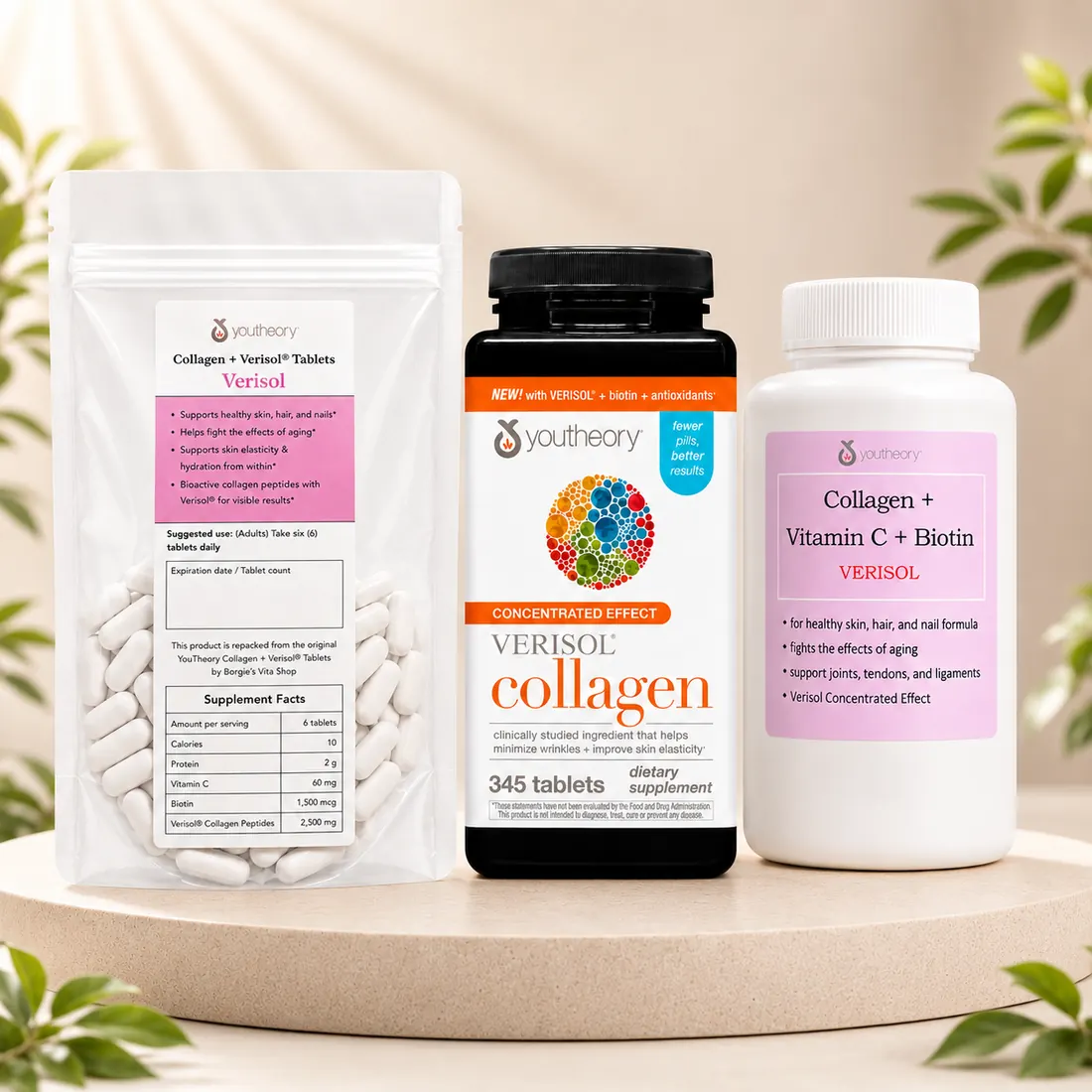 YouTheory Collagen + Biotin (Verisol Concentrated Formula)